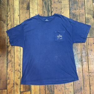 Guy Harvey Fishing Pocket T-Shirt‎ Men's XL Blue